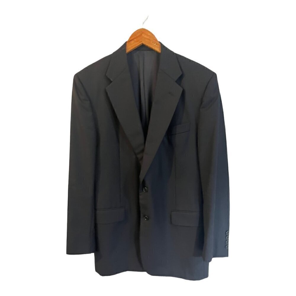 Hickey Freeman Loro Piana Tasmanian Super 130s Worsted Wool Blazer Suit